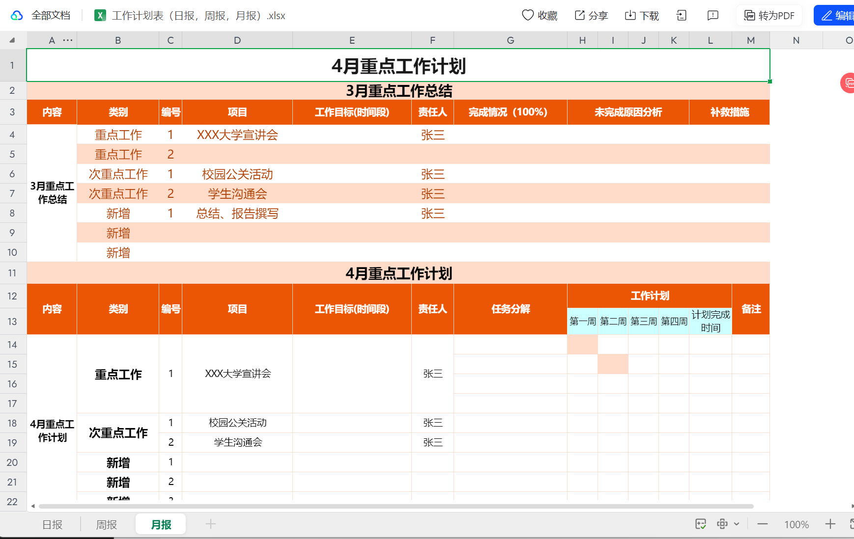 产品经理文档案例模板-4套日报周报月报资料9.2MB-全栈产品经理设计师资料库